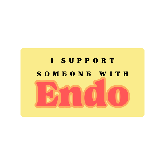 I Support Someone With Endo Sticker