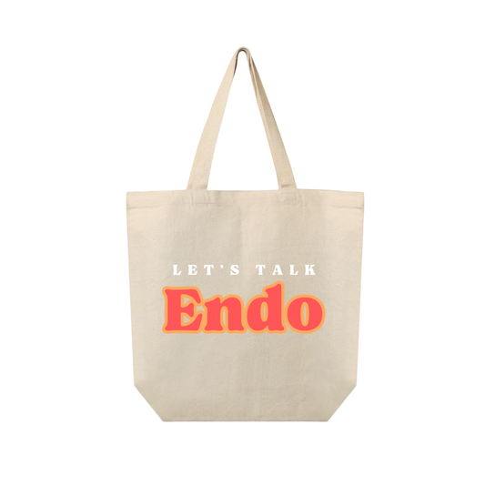 Let's Talk Endo Tote Bag