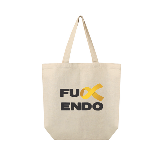 Fu*k Endo (Ribbon) Tote Bag