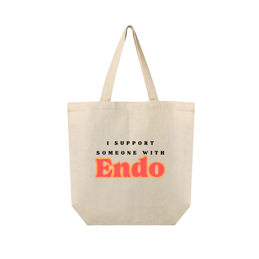 I Support Someone Tote Bag